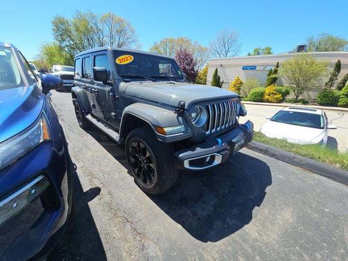 Sting-Gray Clearcoat 2023 Jeep Wrangler 4xe Sahara