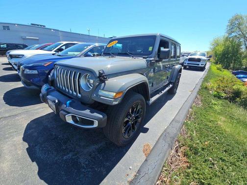 Sting-Gray Clearcoat 2023 Jeep Wrangler 4xe Sahara