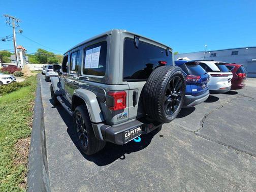 Sting-Gray Clearcoat 2023 Jeep Wrangler 4xe Sahara