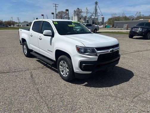 Summit White 2022 Chevrolet Colorado LT