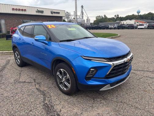 Riptide Blue Metallic 2024 Chevrolet Blazer 3LT