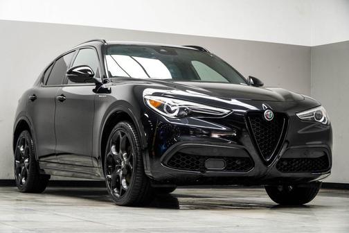 Vulcano Black Metallic 2023 Alfa Romeo Stelvio Veloce AWD