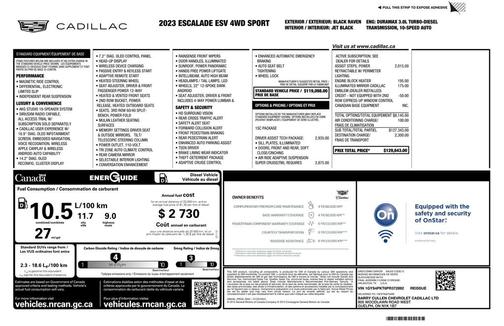 Black Raven 2023 Cadillac Escalade ESV Sport