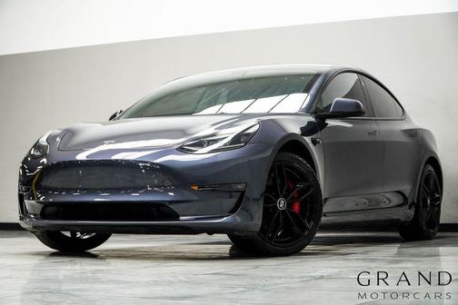 Gray 2023 Tesla Model 3 Performance