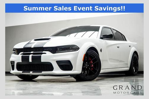White Knuckle Clearcoat 2023 Dodge Charger SRT Hellcat Widebody Jailbreak