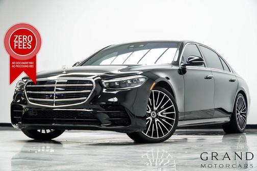 Black 2022 Mercedes-Benz S-Class 4MATIC