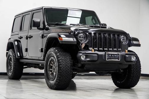 Black Clearcoat 2021 Jeep Wrangler Unlimited Rubicon 392