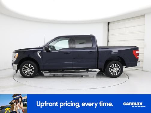 Blue 2022 Ford F-150 Lariat