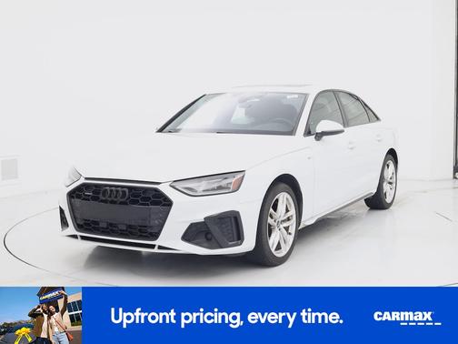 White 2021 Audi A4 S-Line Premium