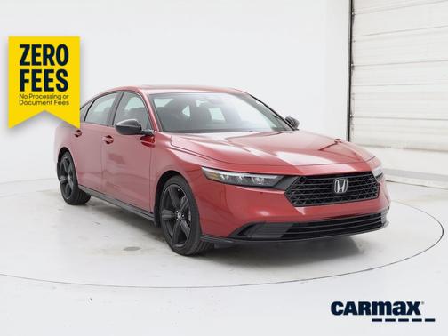 Red 2024 Honda Accord Hybrid Sport-L