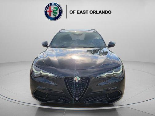 Vulcano Black Metallic 2025 Alfa Romeo Stelvio Sprint AWD