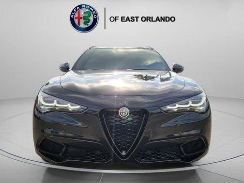 Vulcano Black Metallic 2025 Alfa Romeo Stelvio Sprint AWD