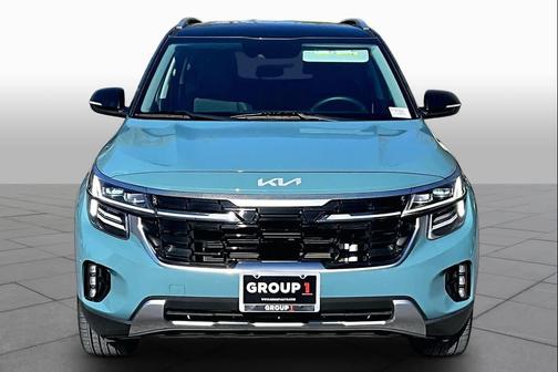 Pluton Blue/Black Roof 2024 Kia Seltos SX Turbo