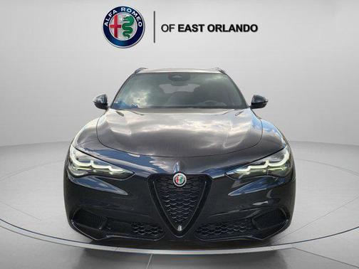 Vulcano Black Metallic 2025 Alfa Romeo Stelvio Sprint AWD