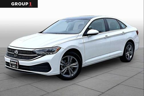 Opal White Pearl 2023 Volkswagen Jetta 1.5T SE