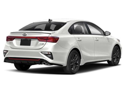 Clear White 2021 Kia Forte GT-Line
