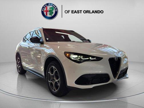 Milano White 2025 Alfa Romeo Stelvio Sprint AWD