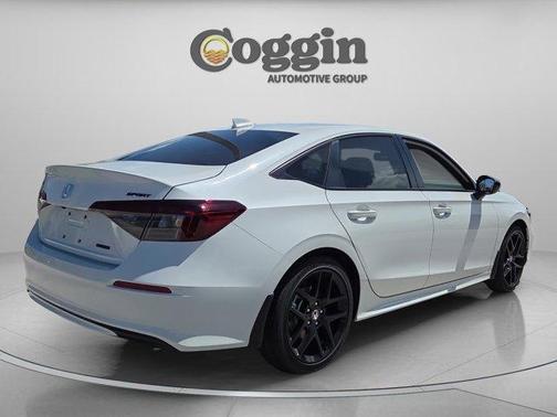Solar Silver Metallic 2026 Honda Civic Hybrid Sport