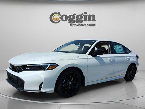 Platinum White Pearl 2026 Honda Civic Sport