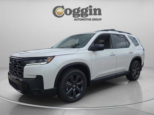 Platinum White Pearl 2026 Honda Pilot Sport