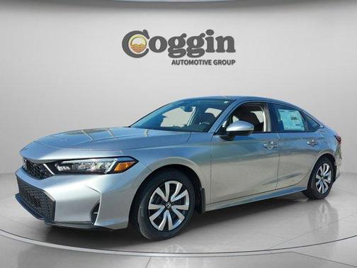 Solar Silver Metallic 2026 Honda Civic LX