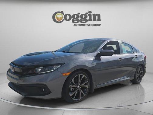 Modern Steel Metallic 2020 Honda Civic Sport