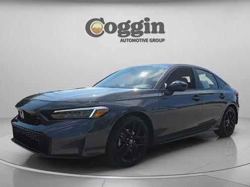 Meteorite Gray Metallic 2025 Honda Civic Hybrid Sport