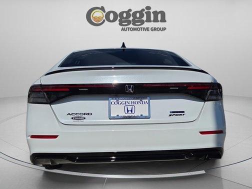 Platinum White Pearl 2026 Honda Accord Hybrid Sport-L