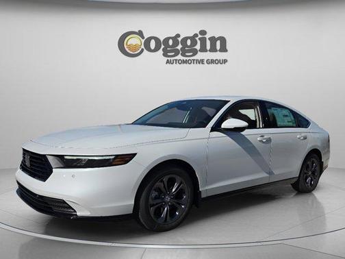 Platinum White Pearl 2026 Honda Accord Hybrid EX-L