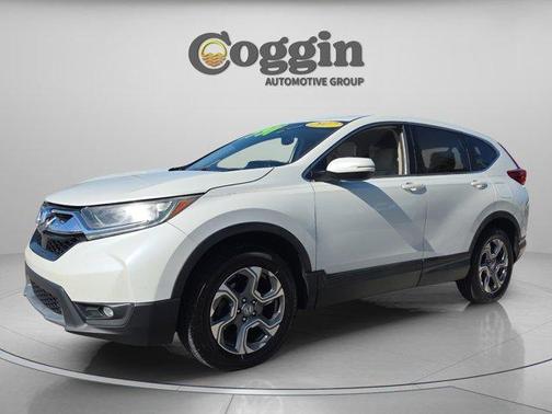 White Diamond Pearl 2017 Honda CR-V EX-L