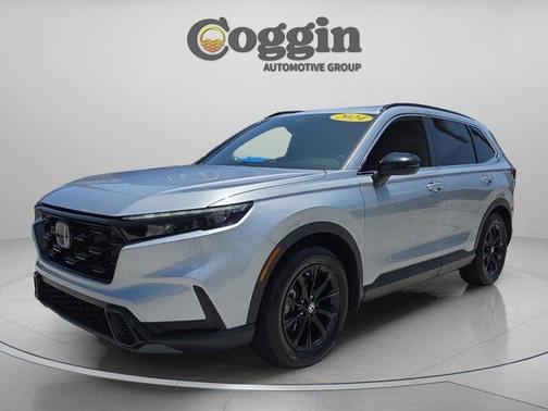 Lunar Silver Metallic 2024 Honda CR-V Hybrid Sport