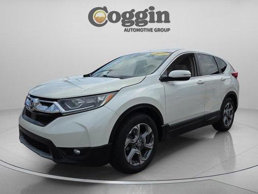 White Diamond Pearl 2018 Honda CR-V EX-L