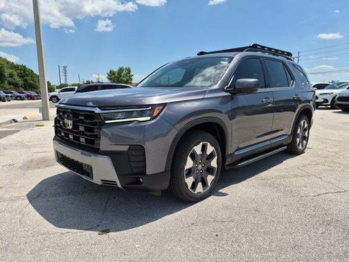 Modern Steel Metallic 2026 Honda Pilot Elite