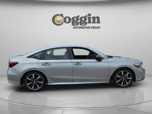 Solar Silver Metallic 2026 Honda Civic Hybrid Sport Touring