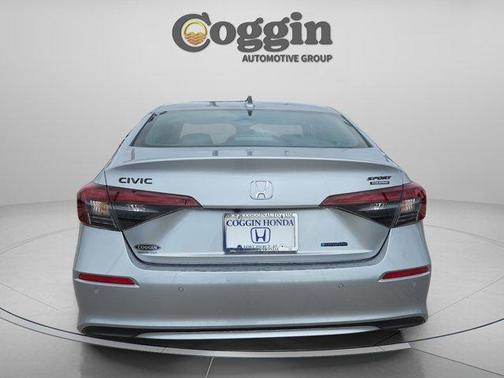Solar Silver Metallic 2026 Honda Civic Hybrid Sport Touring
