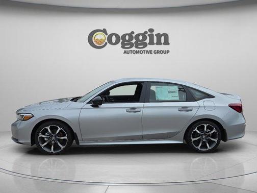 Solar Silver Metallic 2026 Honda Civic Hybrid Sport Touring
