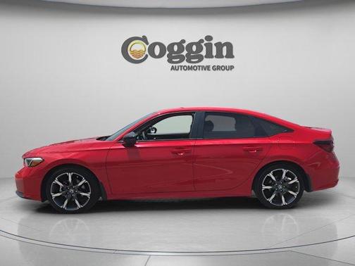 Rallye Red 2025 Honda Civic Hybrid
