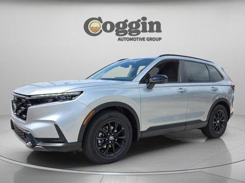 Solar Silver Metallic 2026 Honda CR-V Hybrid Sport-L