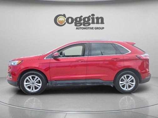 Red 2020 Ford Edge SEL