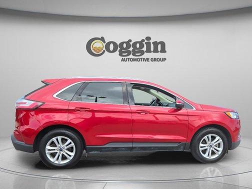 Red 2020 Ford Edge SEL