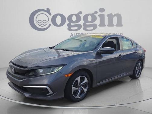 Modern Steel Metallic 2019 Honda Civic LX