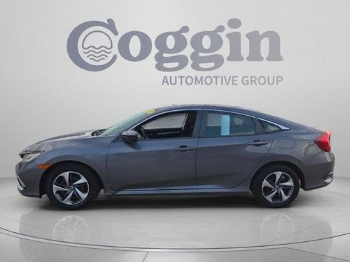 Modern Steel Metallic 2019 Honda Civic LX
