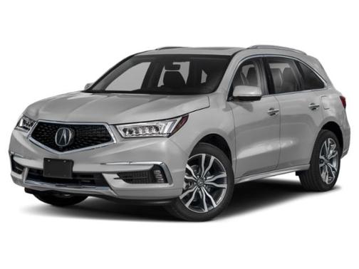Lunar Silver Metallic 2019 Acura MDX 3.5L w/Advance Package