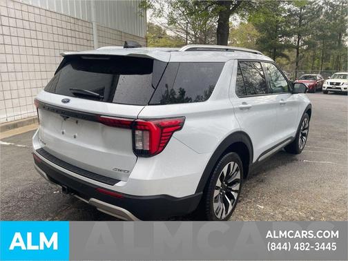 SPACE WHITE METALLIC 2025 Ford Explorer Platinum