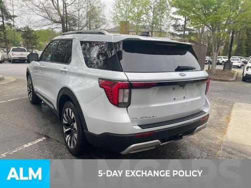 SPACE WHITE METALLIC 2025 Ford Explorer Platinum