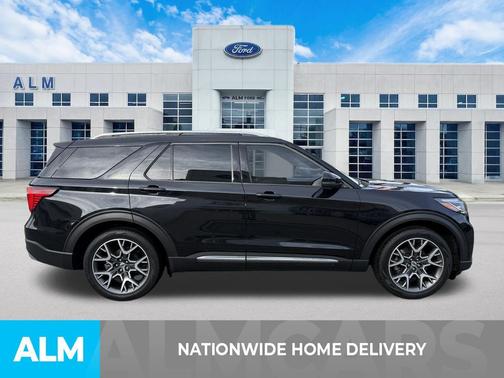 AGATE BLACK METALLIC 2025 Ford Explorer Platinum