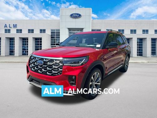 RAPID RED MET TINTED CC 2025 Ford Explorer Platinum