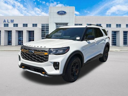 STAR WHITE MET TRI-COAT 2026 Ford Explorer Tremor