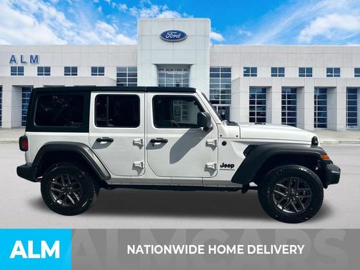 Bright White Clearcoat 2025 Jeep Wrangler Sport S