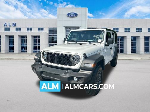Bright White Clearcoat 2025 Jeep Wrangler Sport S